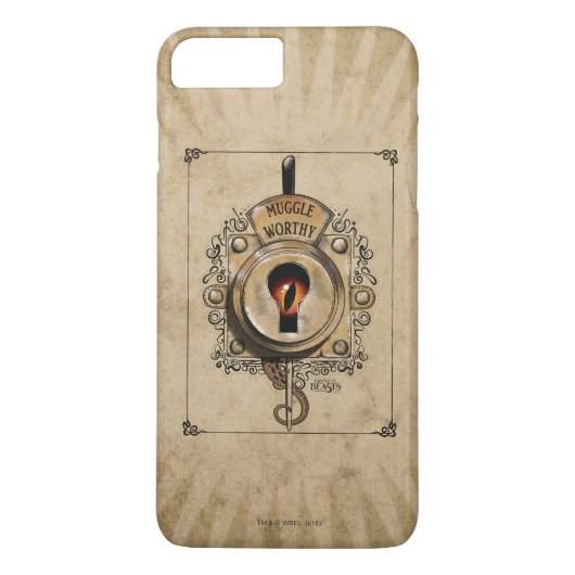 MUGGLE WORTH™ Lock Case-Mate iPhone Hülle (Rückseite)