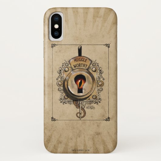 MUGGLE WORTH™ Lock Case-Mate iPhone Hülle (Rückseite)
