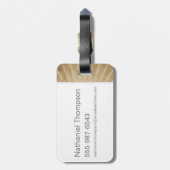 MUGGLE WORTH™ Lock Gepäckanhänger (Rückseite vertikal)