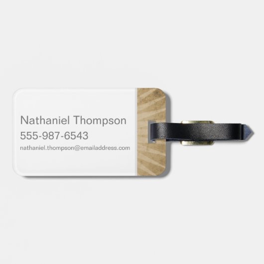 MUGGLE WORTH™ Lock Gepäckanhänger (Rückseite horizontal)