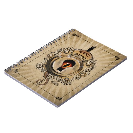 MUGGLE WORTH™ Lock Notizblock (Linke Seite)