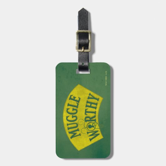 MUGGLE WORTHY™ GEPÄCKANHÄNGER (Vorderseite vertikal)