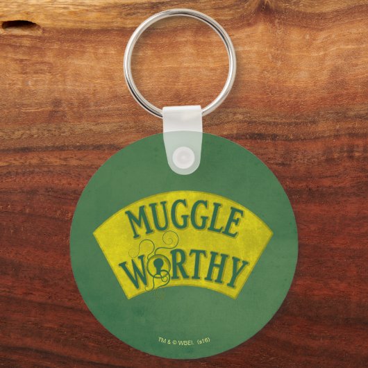 MUGGLE WORTHY™ SCHLÜSSELANHÄNGER (Vorderseite)