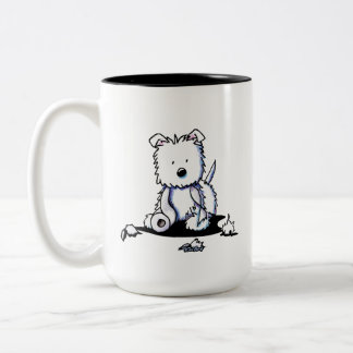 Muggles Westie TP Zweifarbige Tasse