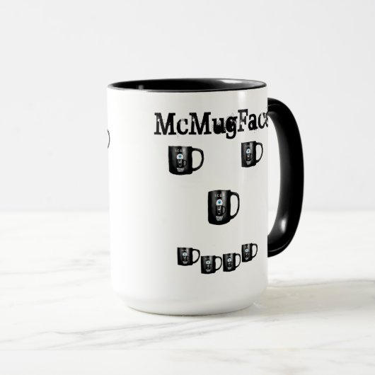Muggy McMugFace Tasse (VorderseiteRechts)