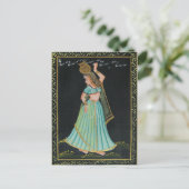Mughal Art Postkarte (Stehend Vorderseite)