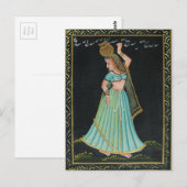 Mughal Art Postkarte (Vorne/Hinten)