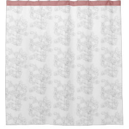 Mughal-Design auf einem Duschvorhang