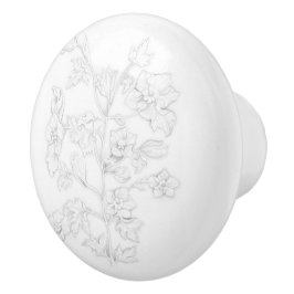 Mughal-Design auf einem Keramikknopf Keramikknauf