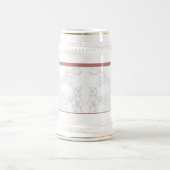 Mughal-Design auf einem Stein Bierglas (Mittel)