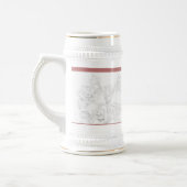 Mughal-Design auf einem Stein Bierglas (Links)