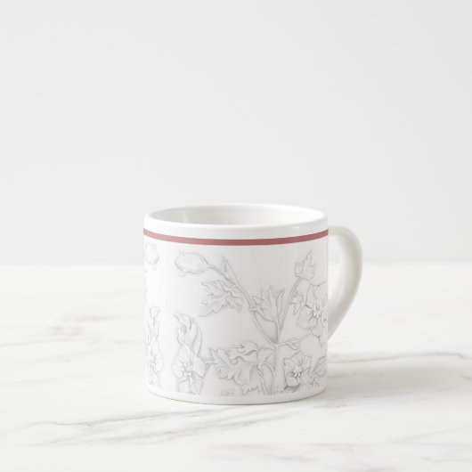 Mughal-Design auf einer Espresso-Tasse Espressotasse (Vorderseite Rechts)