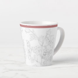 Mughal-Design auf einer kleinen Latte-Tasse Milchtasse