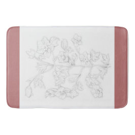 Mughal Design on a Bath Mat Badematte