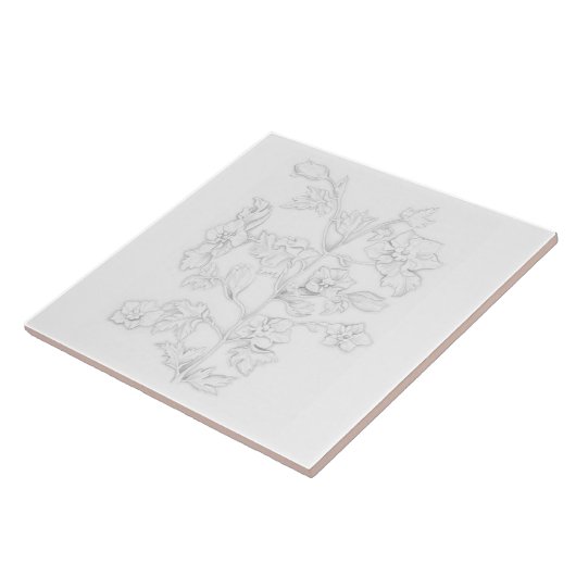 Mughal Design on a Ceramic Tile Fliese (Seite)