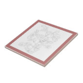 Mughal Design on a Ceramic Tile (R) Fliese (Seite)