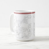 Mughal Design on a Classic Mug (15 oz) Kaffeetasse (Vorderseite Links)