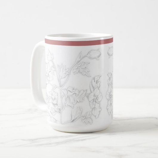 Mughal Design on a Classic Mug (15 oz) Kaffeetasse (Vorderseite Links)