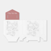 Mughal Design on a Favor Box Geschenkschachtel (Ungefaltet)