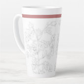 Mughal Design on a Large Latte Mug Milchtasse (Linke Ecke)