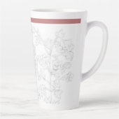 Mughal Design on a Large Latte Mug Milchtasse (Rechts)