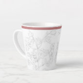 Mughal Design on a Small Latte Mug Milchtasse (Linke Ecke)