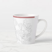 Mughal Design on a Small Latte Mug Milchtasse (Rechts)