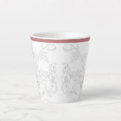Mughal Design on a Small Latte Mug Milchtasse (Vorderseite)