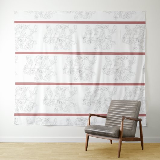 Mughal Design on Tapestry Wandteppich (Beispiel (Horizontal))