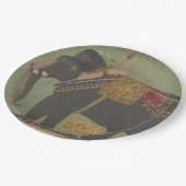 Mughal Elephant Paper Plate Pappteller (Schrägansicht)