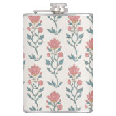 Mughal Floral Butta Flachmann (Vorderseite)