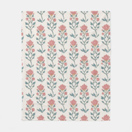 Mughal Floral Butta Fleecedecke