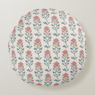 Mughal Floral Butta Rundes Kissen