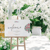 Mughal Floral Motif Nikah | Nikkah Wedding Acrylschild