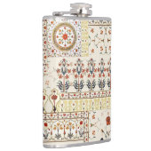 Mughal Floral Paisley: Ethnic Digital Elegance. Flachmann (Rechts)