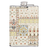 Mughal Floral Paisley: Ethnic Digital Elegance. Flachmann (Rückseite)