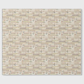 Mughal Floral Paisley: Ethnic Digital Elegance. Geschenkpapier (Flach)