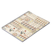 Mughal Floral Paisley: Ethnic Digital Elegance. Notizblock (Linke Seite)