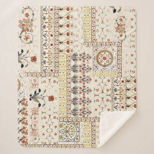 Mughal Floral Paisley: Ethnic Digital Elegance. Sherpadecke