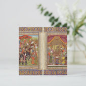 Mughal Inder-Indien-Islam islamische moslemische Einladung (Stehend Vorderseite)