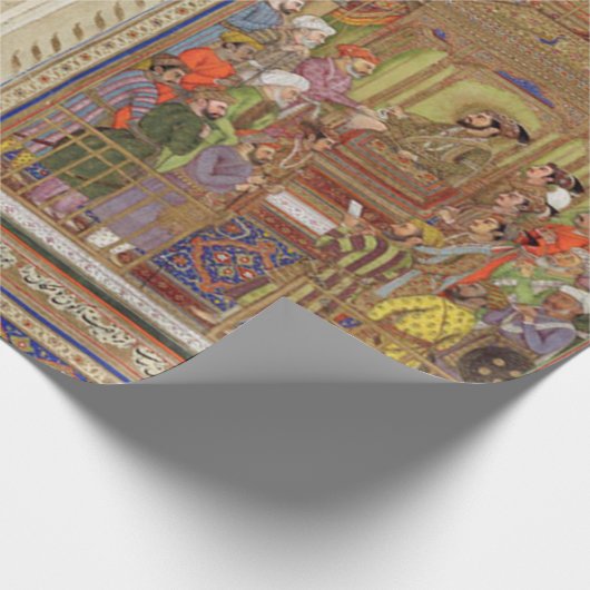 Mughal Inder-Indien-Islam islamische moslemische Geschenkpapier (Ecke)