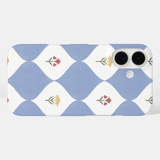 Mughal Inspiriert Blumengitter Case-Mate iPhone Hülle (Rückseite (Horizontal))