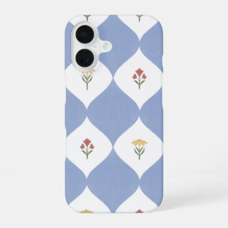 Mughal Inspiriert Blumengitter iPhone 16 Hülle