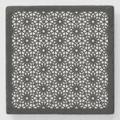 Mughal Jali Lattice Stone Untersetzer (Vorderseite)