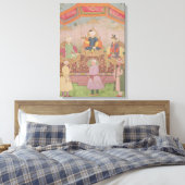 Mughal Kaiser Babur und sein Sohn Humayan Leinwanddruck (Insitu (Schlafzimmer))