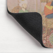Mughal Kaiser Babur und sein Sohn, Humayan Mousepad (Ecke)