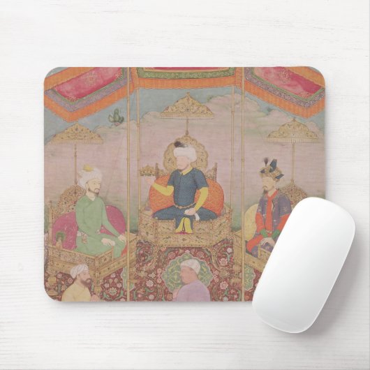 Mughal Kaiser Babur und sein Sohn, Humayan Mousepad (Mit Mouse)