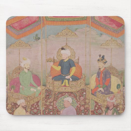 Mughal Kaiser Babur und sein Sohn, Humayan Mousepad (Vorne)