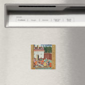 Mughal Kaiser in einem Innenhof Magnet (In Situ (Geschirrspüler))