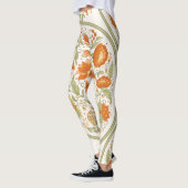 Mughal Motif Fantasy Blume Muster Leggings (Links)